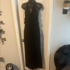 EUC XOXO Elegant Black Halter Pants Jumpsuit Size Small